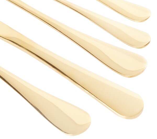 30 darabos evőeszközkészlet FUSILLI Arany