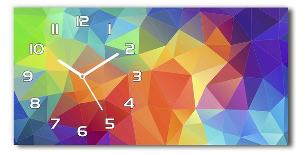 Négyszögletes üvegóra vízszintesen Geometriai háttér