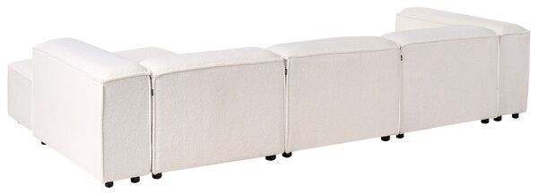 Moduláris sarokkanapé 4 személyes ARDAL Buklé Törtfehér Jobb oldali