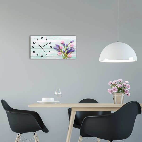 Vízszintes üvegóra Lavender fa