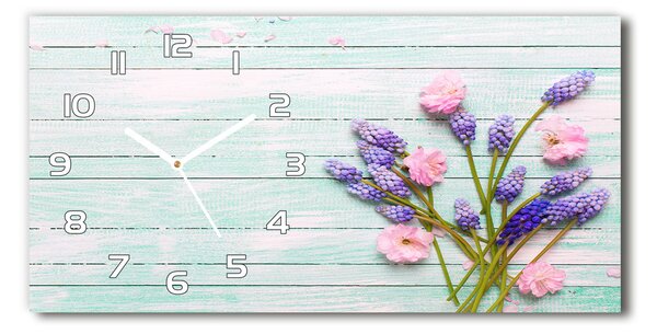 Vízszintes üvegóra Lavender fa