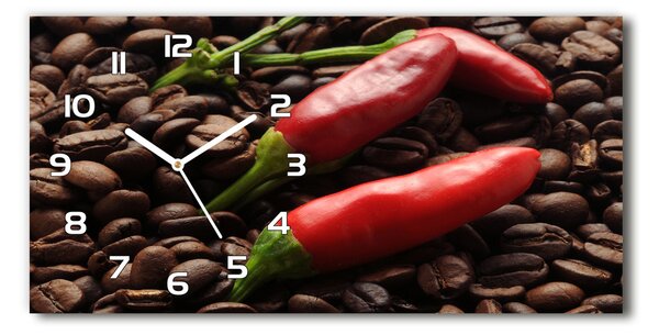 Üvegóra vízszintesen Chilli és a kávé