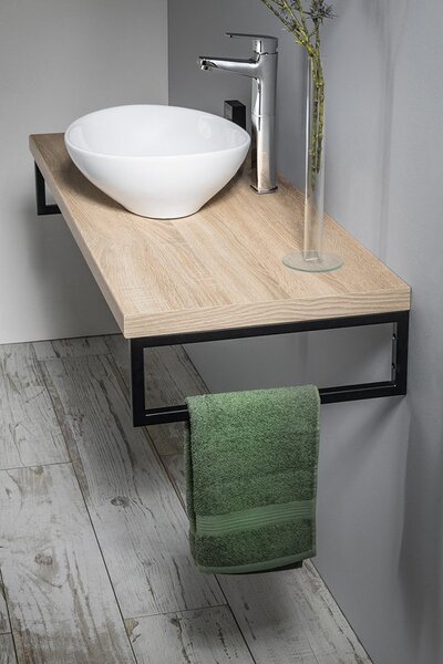 Aqualine Aqualine, VEGA mosdópult 62,5x45cm, platina tölgy, VG765