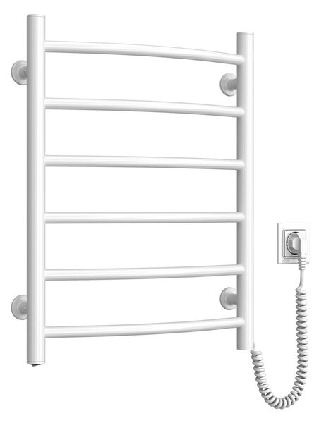 Aqualine Aqualine, SUPE elektromos törölközőtartó, 480x600mm, 148W, fehér, SU148