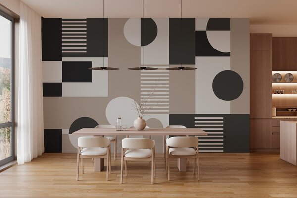 Fotótapéta Geometriai alakzatok mintázata, Modern fotótapéta, Modern fotótapéta, w02916v3 - Muralas.hu