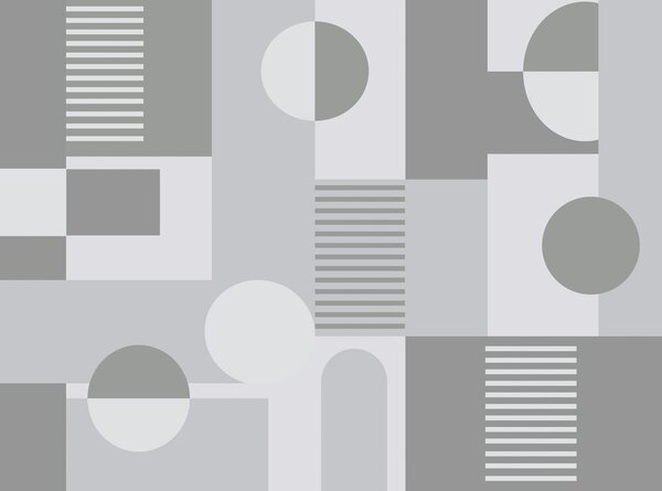Fotótapéta Szürke és fehér geometrikus minta, Modern fotótapéta, Modern fotótapéta, w02916 - Muralas.hu