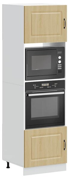 VidaXL Lucca 2 db sonoma tölgy színű szerelt fa sütőszekrények