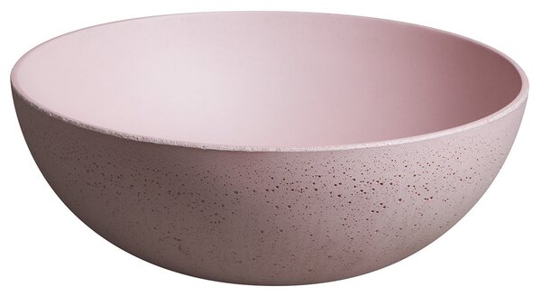 Sapho Sapho, FORMIGO beton pultra szerelhető mosdó, átmérő 39cm, matt rózsaszín, FG321
