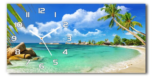 Üvegóra vízszintesen Seychelles strand