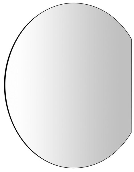 Sapho Sapho, DARA CUT LED háttérvilágítású tükör 20W, ø 100x90cm, fűtőfólia, 34900CI