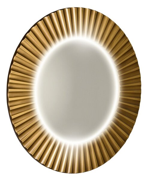 Sapho Sapho, PRIDE STRIP kerek tükör LED világítással a keretben, átmérő 75cm, bronz, PD754