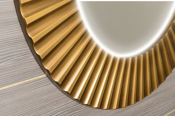 Sapho Sapho, PRIDE STRIP kerek tükör LED világítással a keretben, átmérő 75cm, bronz, PD754