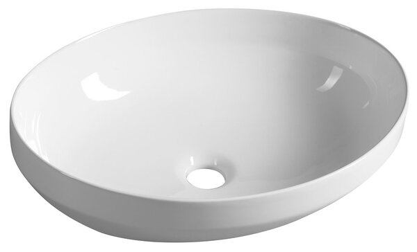 Aqualine Aqualine, Kerámia munkalap mosogató, 50,5x37 cm, fehér, 50361
