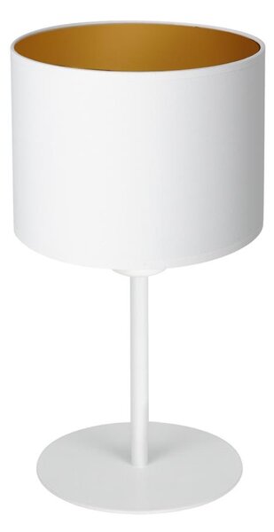 Luminex Asztali lámpa ARDEN 1xE27/60W/230V á. 18 cm fehér/arany LU3451