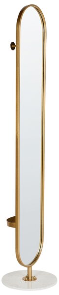 Ruhafogas tükörrel MOODY 170 cm Fém Arany