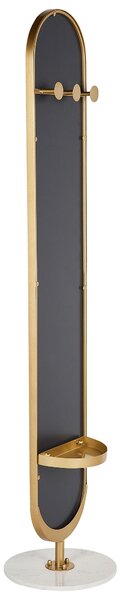 Ruhafogas tükörrel MOODY 170 cm Fém Arany