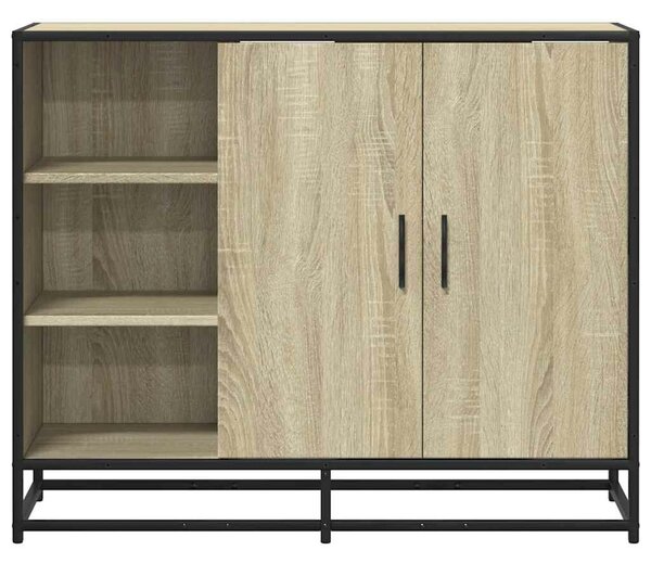 VidaXL sonoma tölgy színű szerelt fa tálalóasztal 92 x 35 x 76 cm