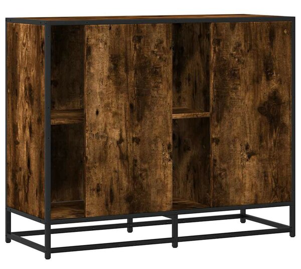 VidaXL sonoma tölgy színű szerelt fa tálalószekrény 92 x 35 x 76 cm