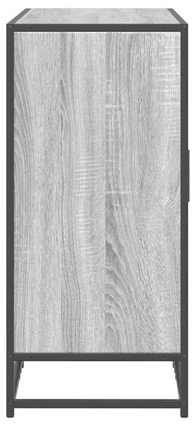 VidaXL szürke sonoma színű szerelt fa tálalószekrény 92 x 35 x 76 cm