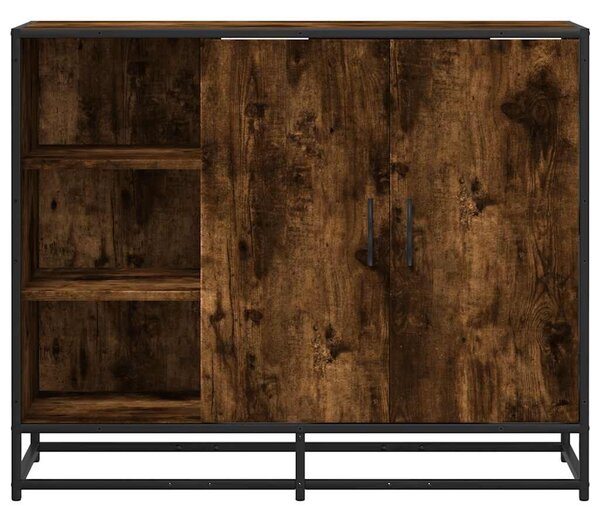 VidaXL sonoma tölgy színű szerelt fa tálalószekrény 92 x 35 x 76 cm