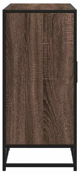 VidaXL barna tölgy színű szerelt fa tálalószekrény 92 x 35 x 76 cm