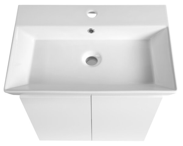 Aqualine Aqualine, PANEDA mosdószekrény 55x55x34,2cm, fehér, PN255