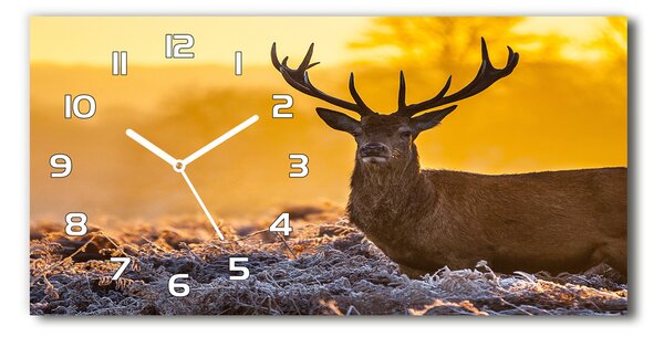 Vízszintes üvegóra Deer napkelte