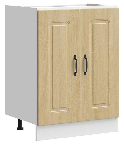 VidaXL Mosogató aljzat szekrény Kalmar sonoma tölgy 60x46x81,5 cm