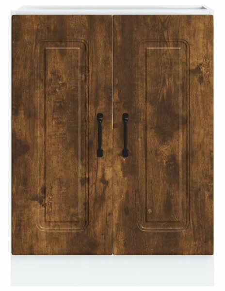 VidaXL Mosogató aljzat szekrény Kalmar füstölt tölgy 60x46x81,5 cm
