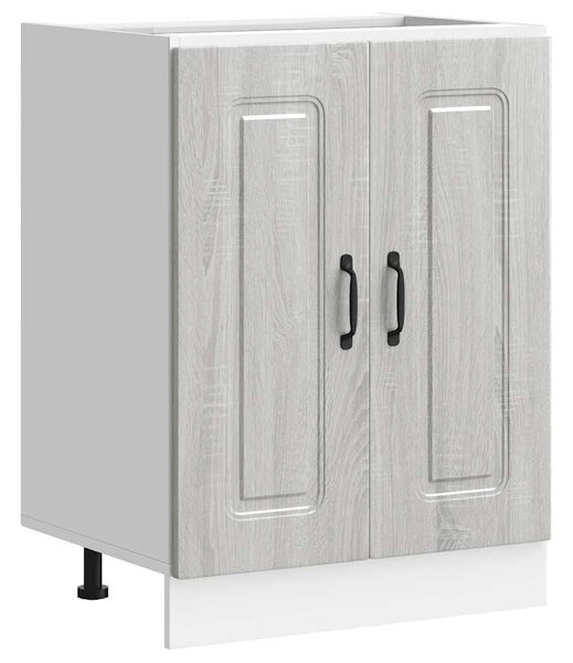 VidaXL Mosogató aljzat szekrény Kalmar szürke sonoma 60x46x81,5 cm
