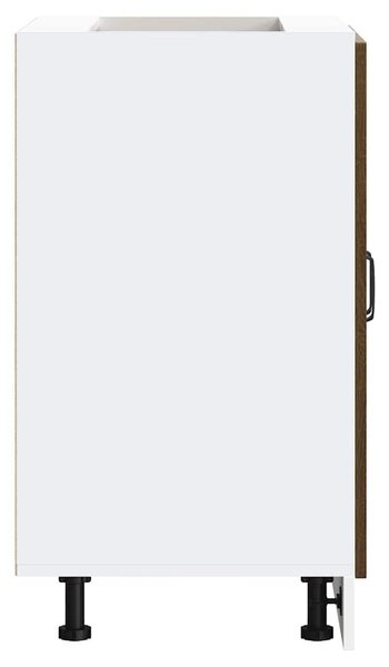 VidaXL Mosogató sljzat szekrény Kalmar barna tölgy 60x46x81,5 cm