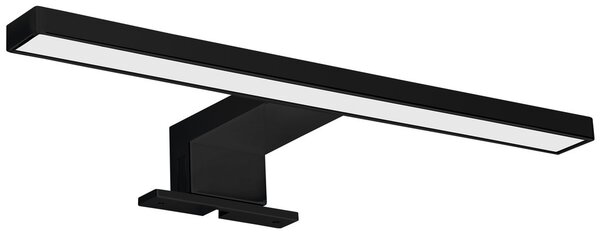 Aqualine Aqualine, SERAPA LED lámpa 5W, 230V, 300x40x100mm, IP44, műanyag, matt fekete, SA147B