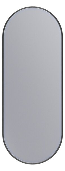 Erga Oval, ovális tükör 35x90cm, fekete keret, ERG-V01-OVAL-3590-BK