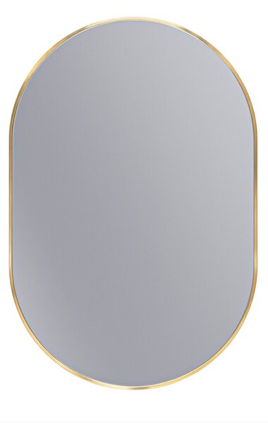 Erga Oval, ovális tükör 60x90cm, arany keret, ERG-V01-OVAL-6090-GD