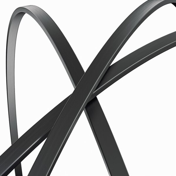 Erga Round, kerek tükör 50cm, fekete kerettel, ERG-V01-ROUND-5050-BK