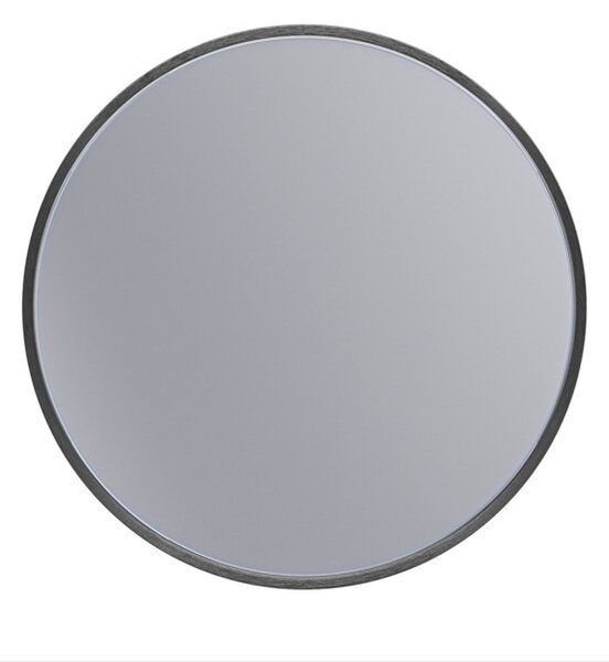 Erga Round, kerek tükör 40cm, fekete kerettel, ERG-V01-ROUND-4040-BK