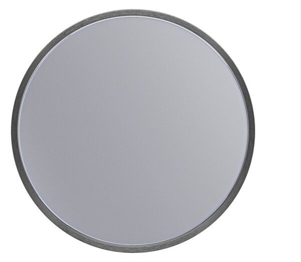 Erga Round, kerek tükör 30cm, fekete kerettel, ERG-V01-ROUND-3030-BK