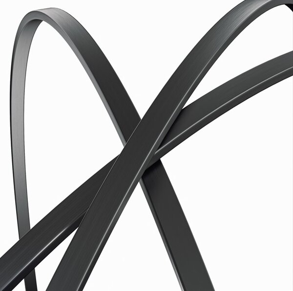Erga Round, kerek tükör 40cm, fekete kerettel, ERG-V01-ROUND-4040-BK