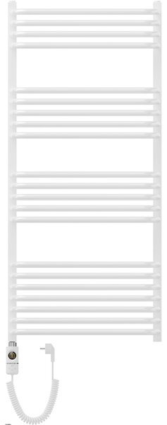 Mexen Apollo, elektromos fűtőelem 1210x550 mm + fűtőrúd 600 W, fehér, W117-1210-550-2600-20