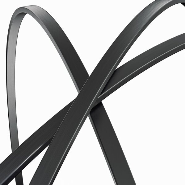 Erga Round, kerek tükör 60cm, fekete keret, ERG-V01-ROUND-6060-BK
