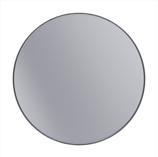 Erga Round, kerek tükör 80cm, fekete keret, ERG-V01-ROUND-8080-BK