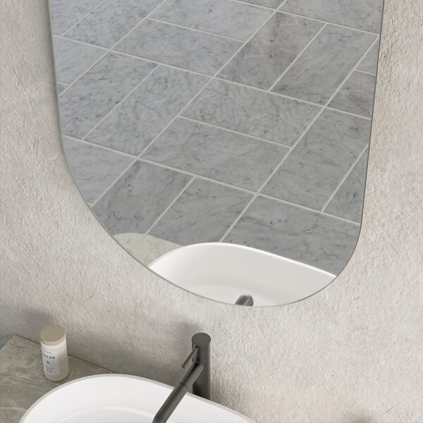 Erga Oval, ovális tükör 60x100cm, ERG-V01-OVAL-6010-CL
