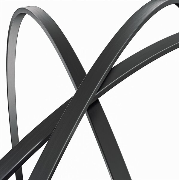 Erga Rectangle, téglalap alakú tükör 120x80 cm, fekete keret, ERG-V01-RECTAGLE-1280-BK