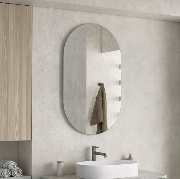 Erga Oval, ovális tükör 60x100cm, ERG-V01-OVAL-6010-CL
