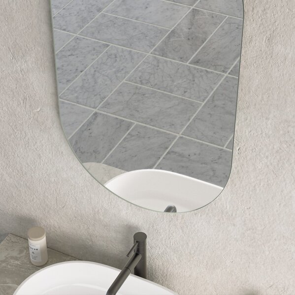 Erga Oval, ovális tükör 50x90cm, ERG-V01-OVAL-5090-CL