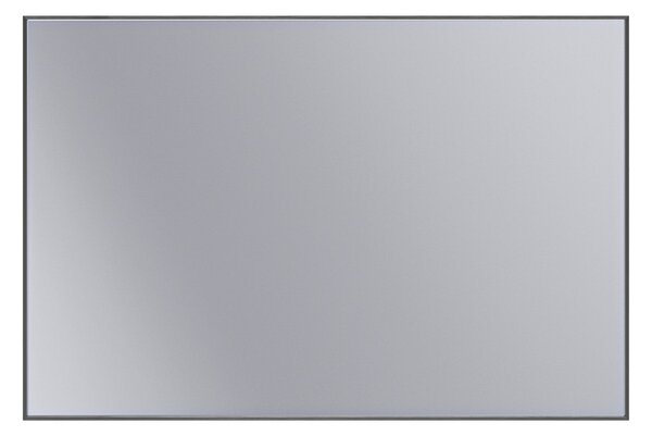 Erga Rectangle, téglalap alakú tükör 120x80 cm, fekete keret, ERG-V01-RECTAGLE-1280-BK