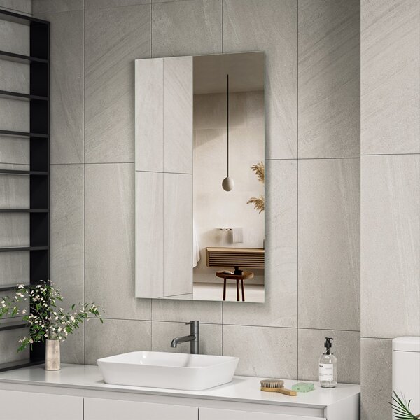 Erga Rectangle, téglalap alakú tükör 60x100 cm, ERG-V01-RECTAGLE-6010-CL