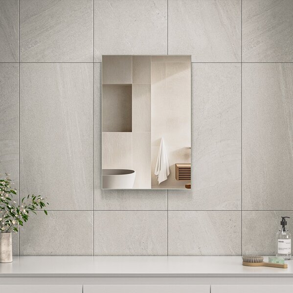 Erga Rectangle, téglalap alakú tükör 40x60 cm, ERG-V01-RECTAGLE-4060-CL