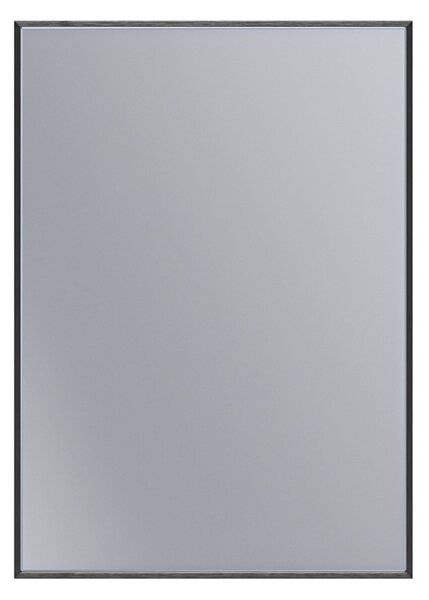 Erga Rectangle, téglalap alakú tükör 50x70 cm, fekete keret, ERG-V01-RECTAGLE-5070-BK