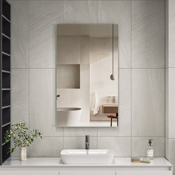 Erga Rectangle, téglalap alakú tükör 60x100 cm, ERG-V01-RECTAGLE-6010-CL